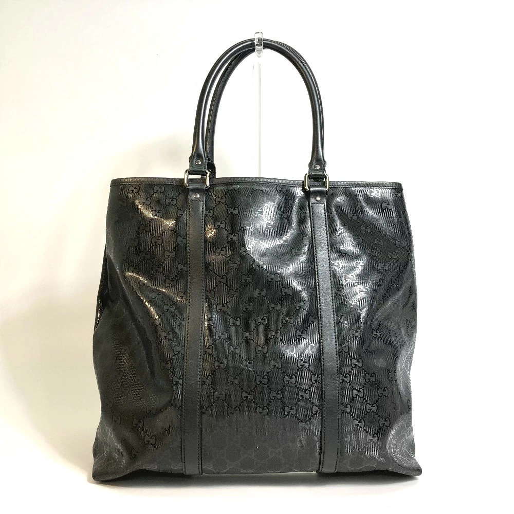 Gucci over logo handbag all GG black Imprime tote bag